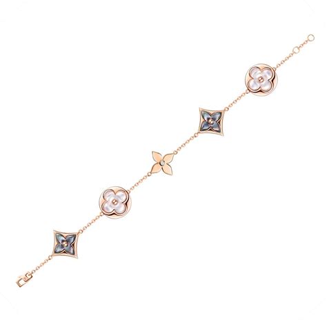 lv pearl bracelet|louis vuitton bracelet with gems.